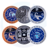 Art personnalisé et collectionnable Utiliser l'Europe Fonction régionale Fonctionnalités de la qualité de qualité Bi-Metal Tokens Coins Bi-Metal