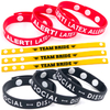 Faites vos propres bracelets en caoutchouc avec des bracelets en silicone personnalisés et logo et bracelet en caoutchouc personnalisé