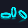 Logo personnalisé Bracelets en silicone lumineux personnalisés Basketball Sports Silicone avec un logo Custom