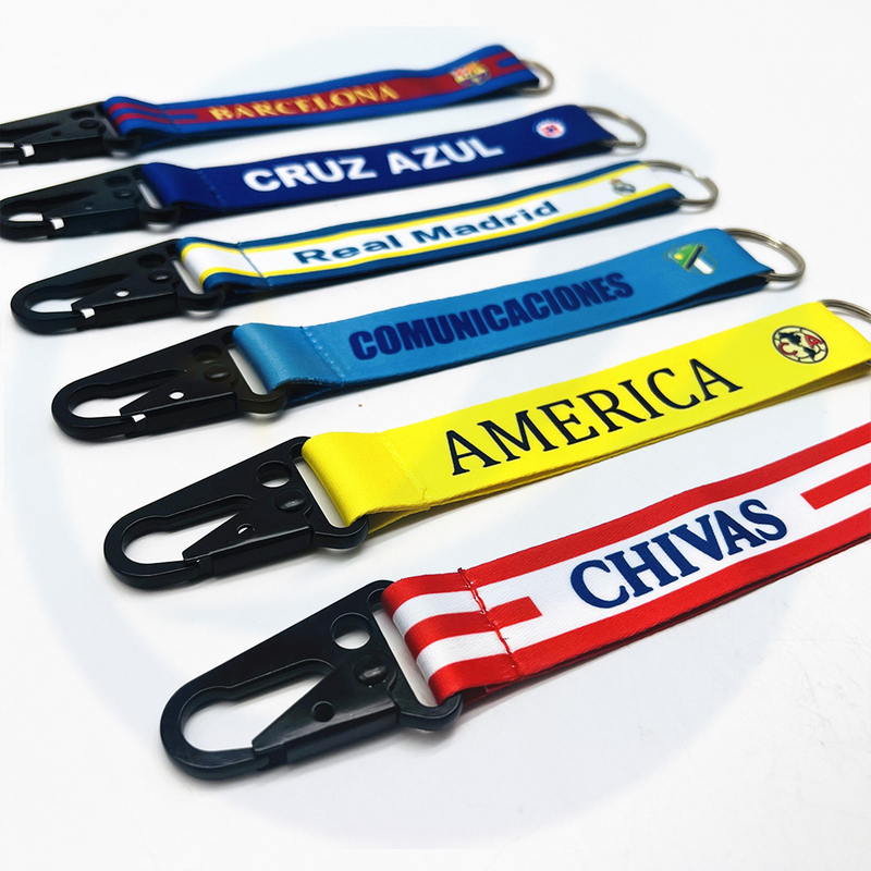 Polyester en gros Imprimez votre logo sublimation du bracelet de poignet Lanyard personnalisé