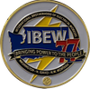 Pièces de commande militaire personnalisées personnalisées Custom IBEW Challenge Coins