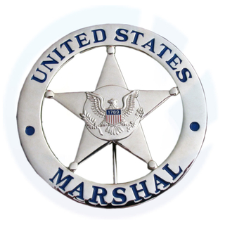 USMS Marshal Federal Court Court Applicating Badge Replica Movie Props