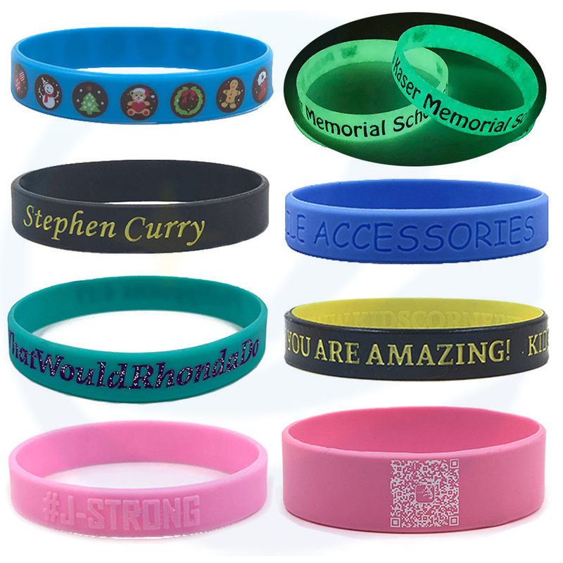 Faites vos propres bracelets en caoutchouc avec des bracelets en silicone personnalisés et logo et bracelet en caoutchouc personnalisé