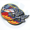 Morale cool personnalisée Fabric de chapeau de créateur tissé tissé complet Logo brodé fer sur des badges à broderie Patches de l'Air Force pour vestes Vestes Vêtements