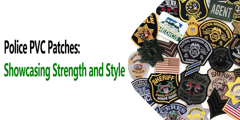 Patches en PVC de police: présentant la force et le style