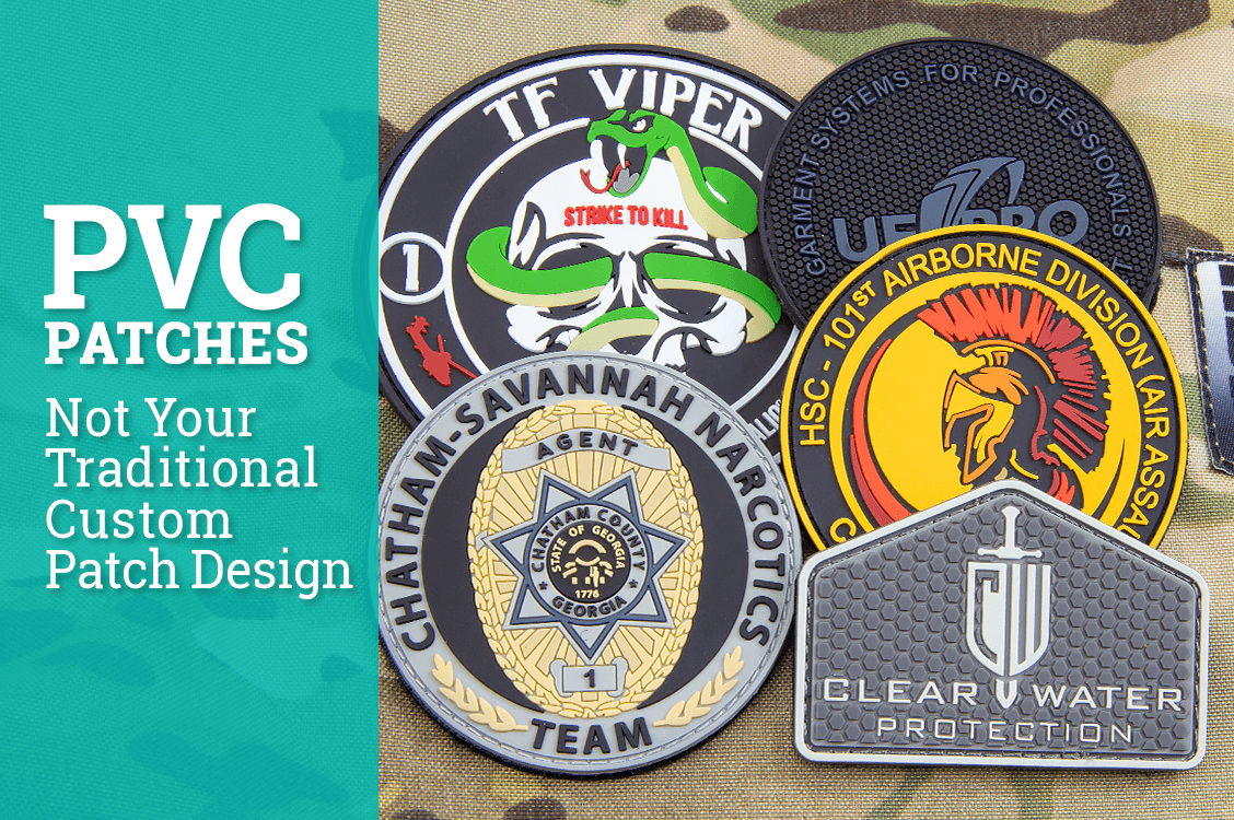 Patches en PVC: pas votre conception de patch personnalisée traditionnelle