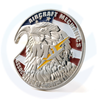 Souveniture personnalisée Souveniture Gold Silver Bronze Alliage en alliage émail en métal commémoratif American Eagle Bottle Opender Challenge Coin