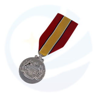 Factory Wholesale Cheap Competitive Custom Medallion US Honor Medal avec une barre de ruban courte