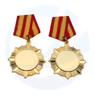 Médailles de récompense personnalisées Honor Metal Medal Monument Badge for Marathon Sports Competition School Games Football Tennis Gold Medal