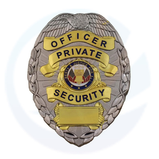 Pin de badge de badge d'officier de sécurité de l'officier de sécurité en émail doux et à badge