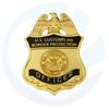 Officier du CBP US DUSIQUE et BATTE-BRONDE Protection Badge Replica Movie d'accessoires
