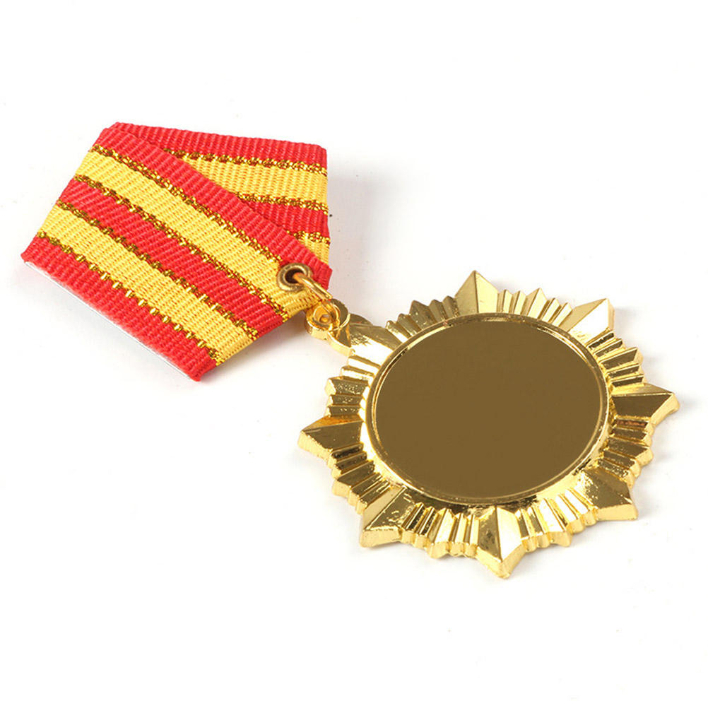 Médailles de récompense personnalisées Honor Metal Medal Monument Badge for Marathon Sports Competition School Games Football Tennis Gold Medal