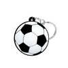 PVC Sport Rugby Rugby Baseball Soccer Key Chain de porte-clés 2D Silicone Soft Rubber Football Keychain