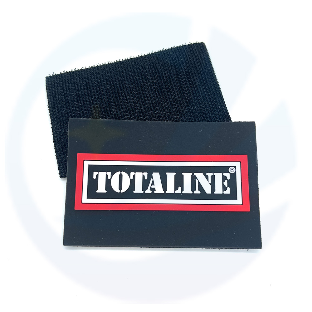 Patches en caoutchouc PVC personnalisées d'usine 3D PACTES PVC avec support velcro