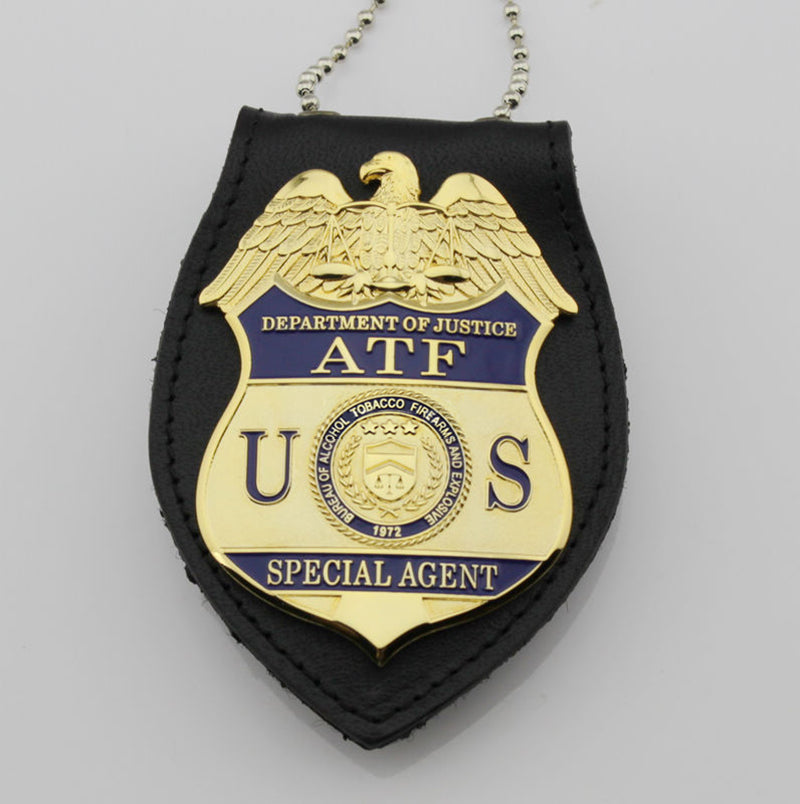 US ATF Special Agent Badge Replica Movie d'accessoires