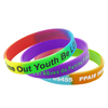 Bracelets en silicone personnalisés, faites vos propres bracelets en caoutchouc avec message ou logo, bracelet personnalisé de haute qualité