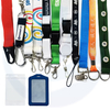 Couvure de sublimation tissée de la soie de concepteur Couchette de porte cursus de curserie imprimé personnalisée Lanyards avec logo