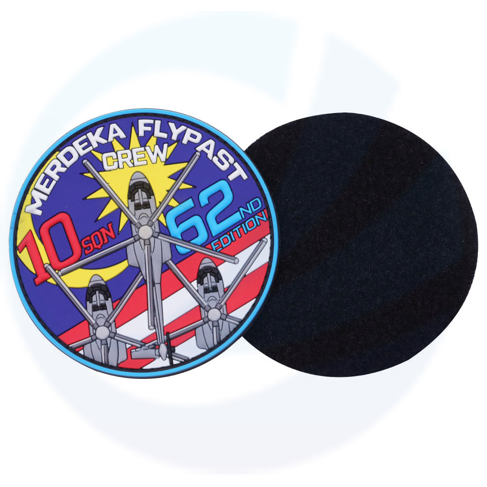 Chapeau PVC Patches Logo personnalisé Appuyez sur le fer à chaleur Iron sur des badges en caoutchouc en relief Silicone Soft 2D 3D Patch PVC pour les vêtements