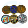 Fabricant en gros 3D MEILLEUR QUALLE QUALLE BRASS ALLIAGE ALLIAGE CUSTUME Soft Ematel Souvenir Défi commémoratif Coins