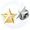 Journée de l'indépendance Célébration de la fête du Travail Metal Star Badge Lapel Pin