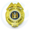 US DOD Department of Defense Defense Special Agent Badge Replica Movie d'accessoires avec n ° 212
