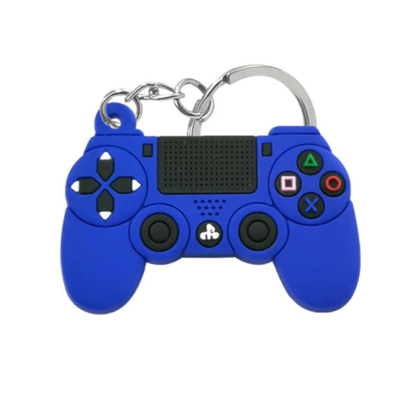 Keyring de gibier de jeu en gros porte-clés PVC Keychain Soft Silicone Rubber GamePad Keetchain