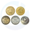 Custom Zinc Metal Sublimation Blank Challenge Armble Collectible Lucky Metal Souvenir Ancient Silver Coins