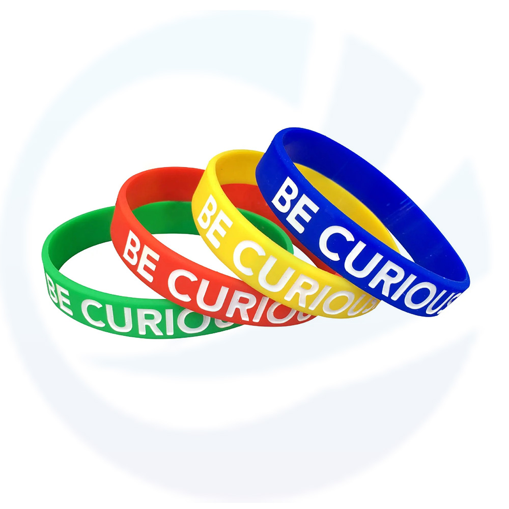 Logo personnalisé professionnel respectueux de l'environnement Faire votre propre bracelet en silicone bracelet pour l'événement