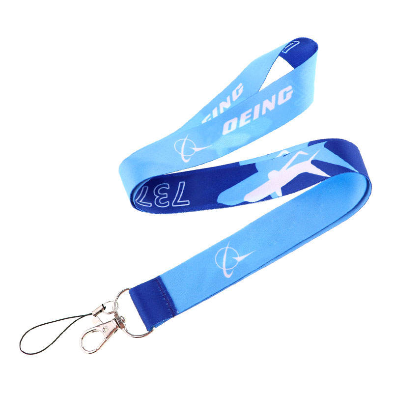 Airline durable imprimée sur mesure Airbus Neck Strap Aviation Airplane Airlines UAE Emirates Lanyard