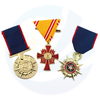 Souvenir Gold Sliver Bronze Custom Honor Medal Honor Médaille, médaille d'honneur Warfighter