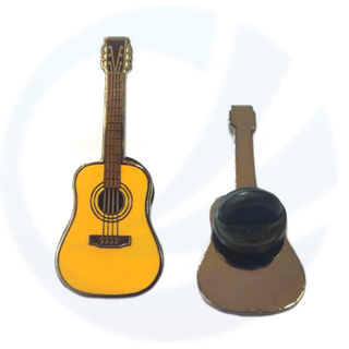 Fabricant personnalisé personnalisé en émail doux musique acoustique de guitare électrique épingle