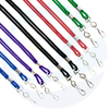 Sublimation Softs Polyester Colon Couleur solide USB Chaîne Key Whistle Id Card Corde Lanyard