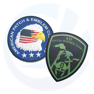 Patch PVC pour le logo d'aigle à tête blanche de l'American Company