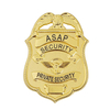 Article de police personnalisé Article d'usine Factory Police Officier de police Badge Manufacteur Metal Crafts Made NYPD Badge Full Gold Placing Soft Enamel Pin de revers personnalisés