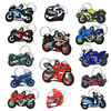 Pold Pendant Cartoon Animation Custom Logo Gift Motorcycle Double face PVC Keychain