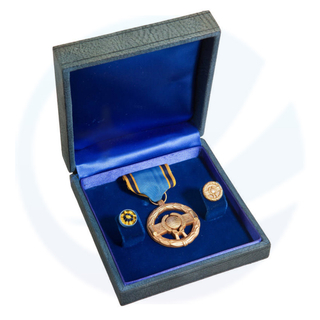 Médaillé du prix personnalisé d'usine US Honor Médaille de la NASA avec Velvet Box