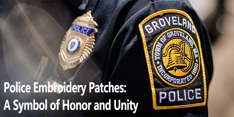 Patches de broderie de police: un symbole d'honneur et d'unité