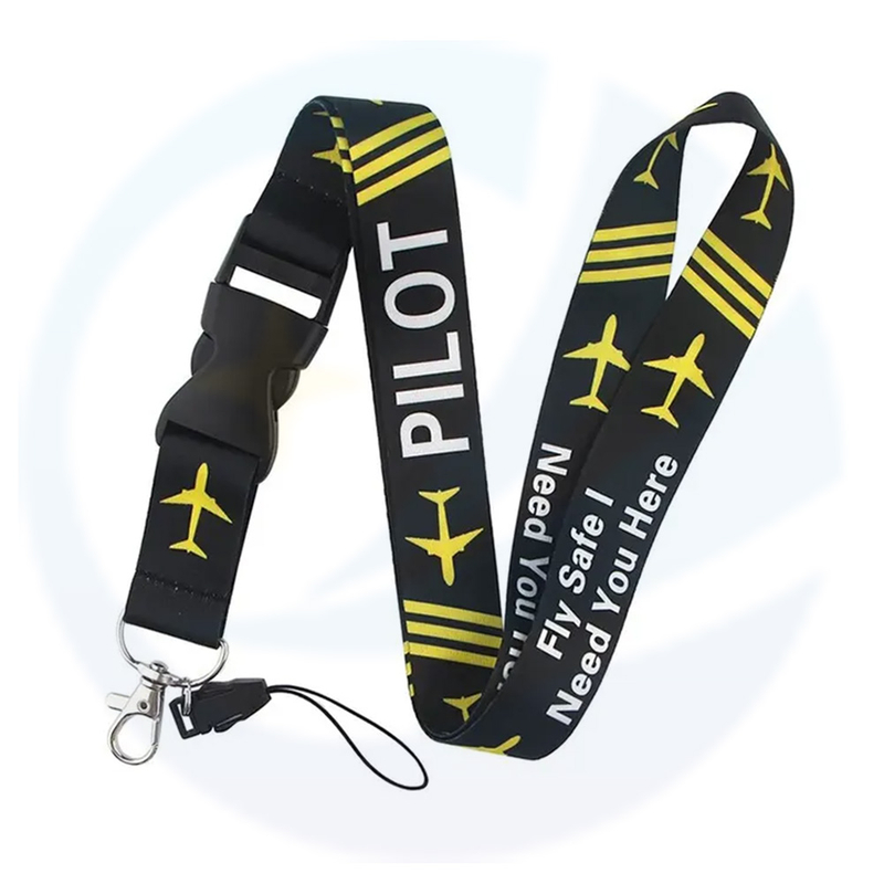 Lanyard pilote personnalisé