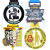 Médailles d'alliage de zinc personnalisés du fabricant Porce d'alliage de zinc Powerlifting Body Body Fitness Halalfliting Sports Médailles