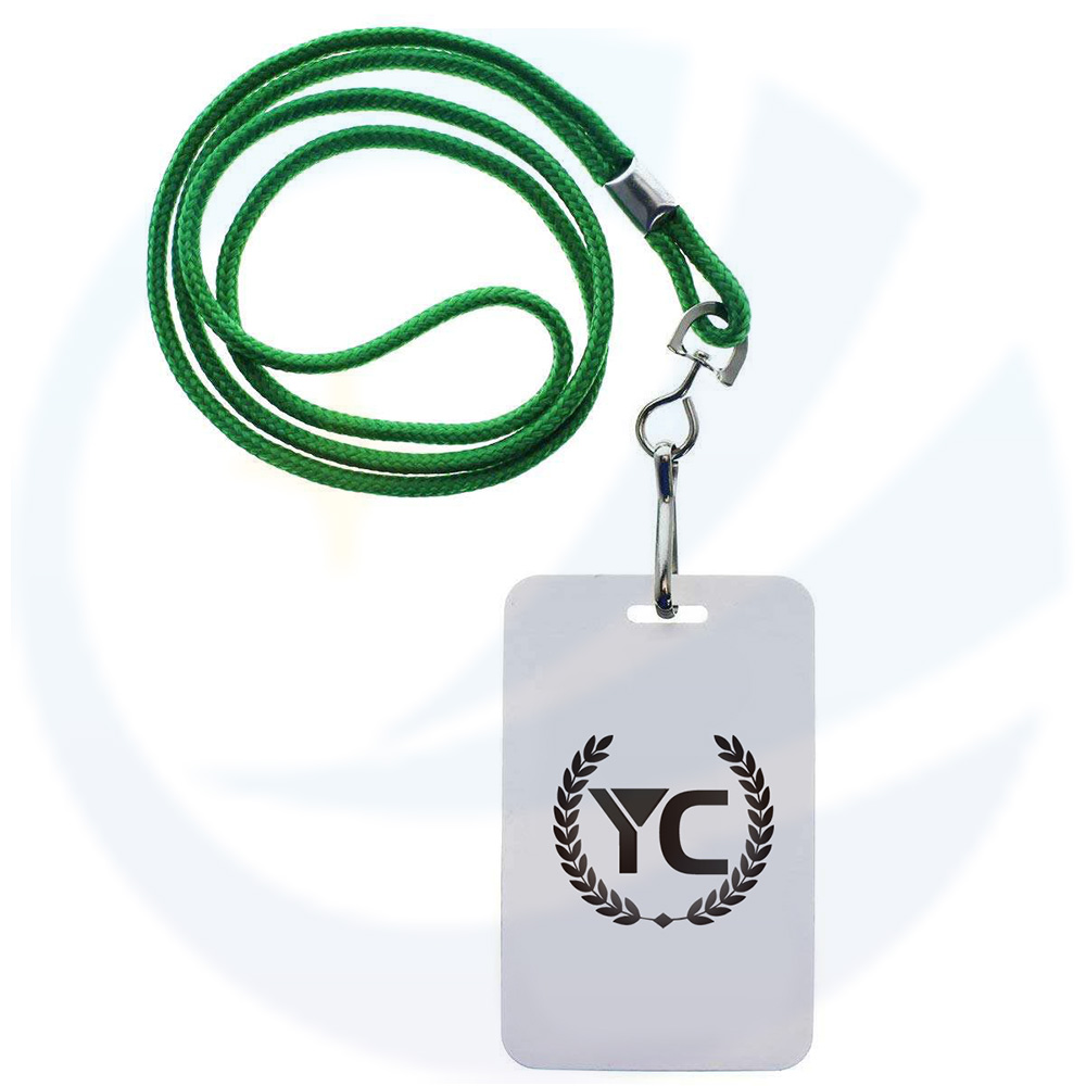 Sublimation Softs Polyester Colon Couleur solide USB Chaîne Key Whistle Id Card Corde Lanyard
