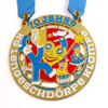 Médaille de médaille de médailles de médailles de médailles de carnaval coloré.
