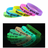 Bracelets en silicone personnalisés, faites vos propres bracelets en caoutchouc avec message ou logo, bracelet personnalisé de haute qualité