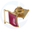Fabricants personnalisés en alliage de zinc sur mesure Soft Hard Enamel Balle Qatar National Dracher Drape Badge Badge Opender Blinks