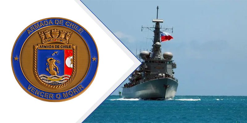 Explorer le symbolisme derrière les conceptions de pièces de monnaie du Chili Navy Challenge