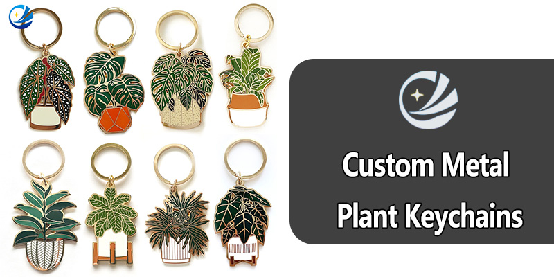 Keychains de plante en métal personnalisé: accessoires inspirés de la nature pour chaque amateur de plantes