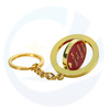 Spinning Key Chain Personalisado Design Gold Soft Enamel Keychain Spinner Reverse Custom Lion Club 3D Logo Logo
