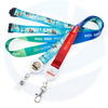 Logo à impression personnalisée Logo Logoard Sublimation Polyester Neck ID Lanyards avec Logo Custom