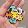 Designs personnalisés Anime Pokémon Badge Animal Game Pokemon Pikachu Ematel Pin Go pour les enfants