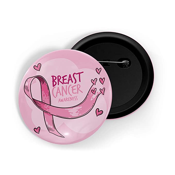 Boutons de ruban rose nouveauté rose cancer du sein de conscience des boutons de conscience badge broche broche broche