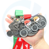 Médaille de sport personnalisée Finier 3D Finison Road Mou vélo de montagne Médaille de cyclisme en laiton Gold Silver Swim Swimming Médaille avec ruban